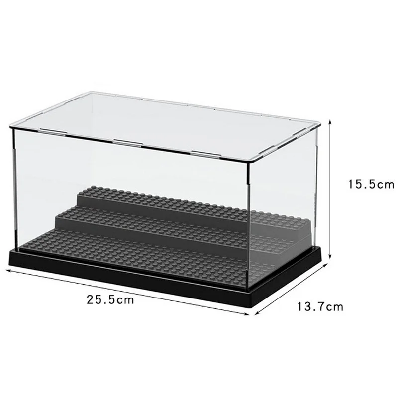 

4 Colors 79150 Figures Deluxe Acrylic Collectible Item Building Blocks Display Mini Box Display Case Bricks