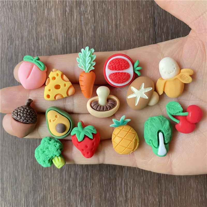 30 шт. смешанная партия различных принцессы животных фруктов овощей Мороженое DIY