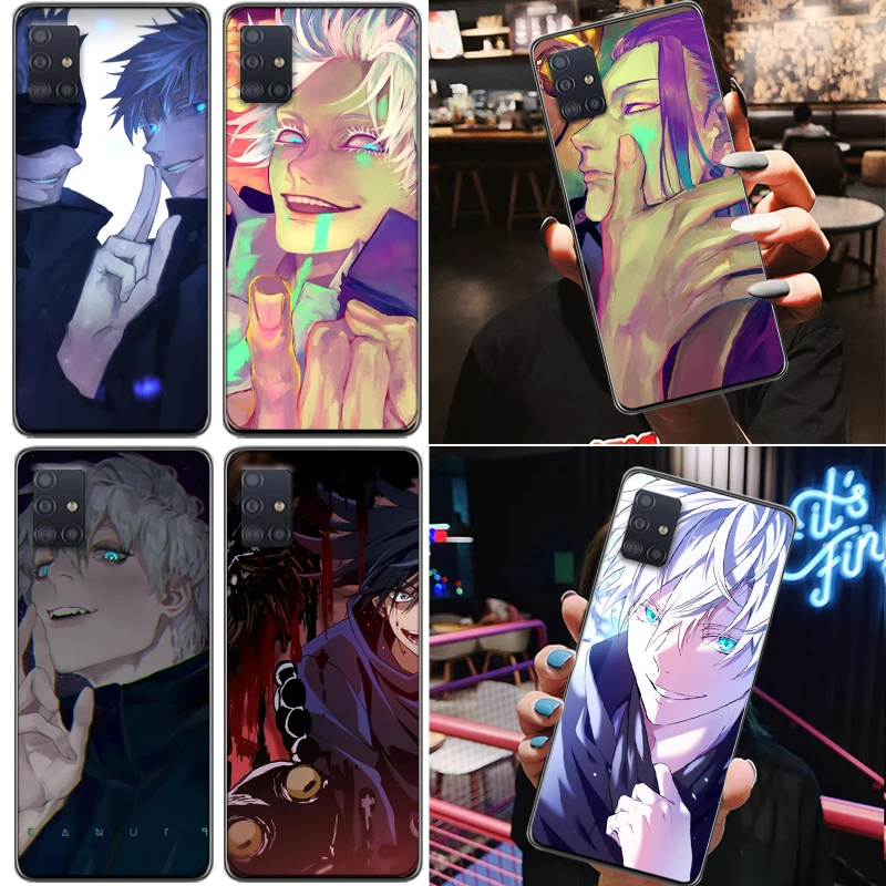 

Jujutsu Kaisen Sukuna Fushiguro Megumi Satoru Gojo Yuji Itadori Phone Case For Samsung Galaxy A71 A51 4G 5G A31 A21 Soft TPU