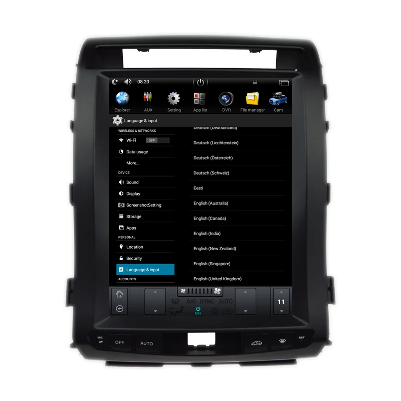Автомобильная Мультимедийная система PX6 Android 9 0 для TOYOTA LAND CRUISER LC200 2008-2015