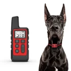 Удаленное устройство для дрессировки собак-удар, вибрация, звук, водонепроницаемый ошейник против лая для дрессировки собак