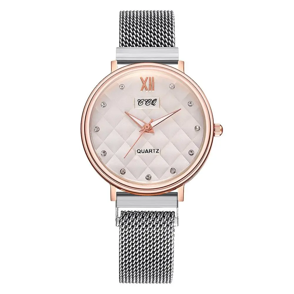 Роскошные Кварцевые женские часы с силиконовым ремешком наручные браслетом для