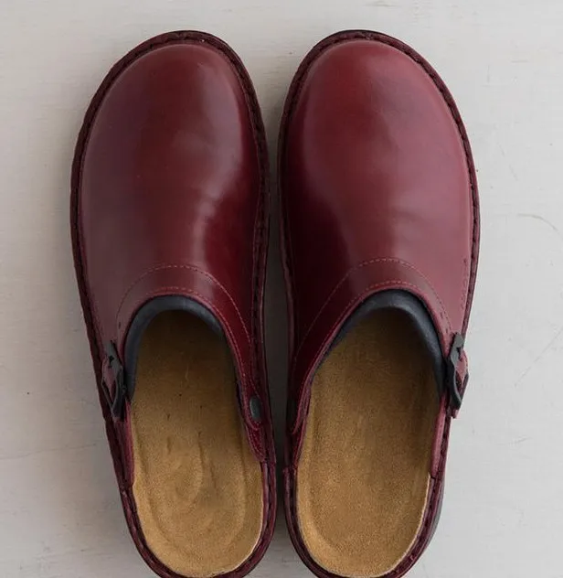 

2021 new Flat Wedge Squared Head Hollow Men's Shoes Pumps Sandal Slippers mens slippers outdoor