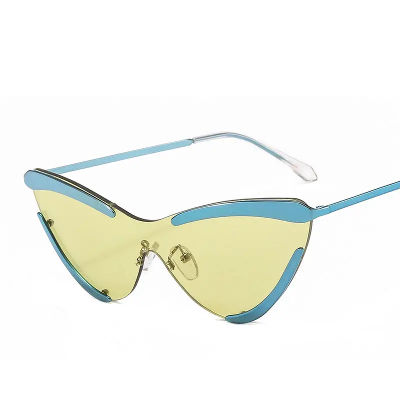 Современные винтажные Cateye женские солнцезащитные очки модные ретро маленькие