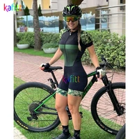 2021 kafitt clothes cycling triathlon skinsuit sets go pro team macaquinho ciclismo feminino mtb bicycle jersey maillot mujer