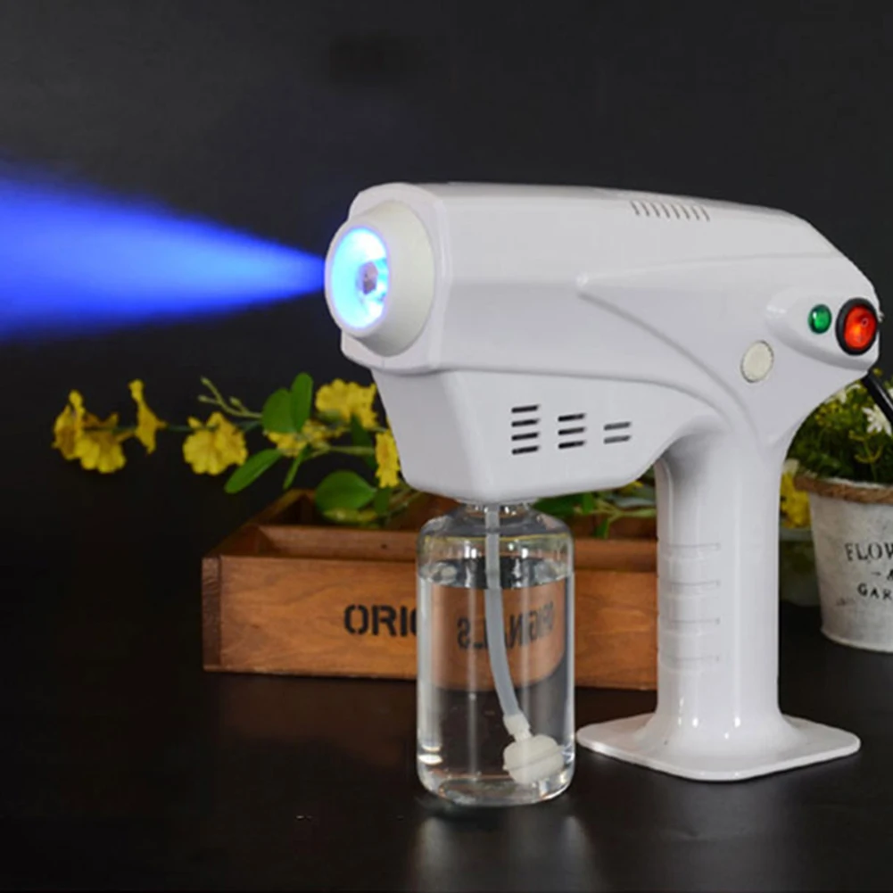 1200W Portable Atomization Sterilization Fog Machine Stage Smoke Blue Light Nano Steam ULV Electric Hair Sprayer | Дом и сад