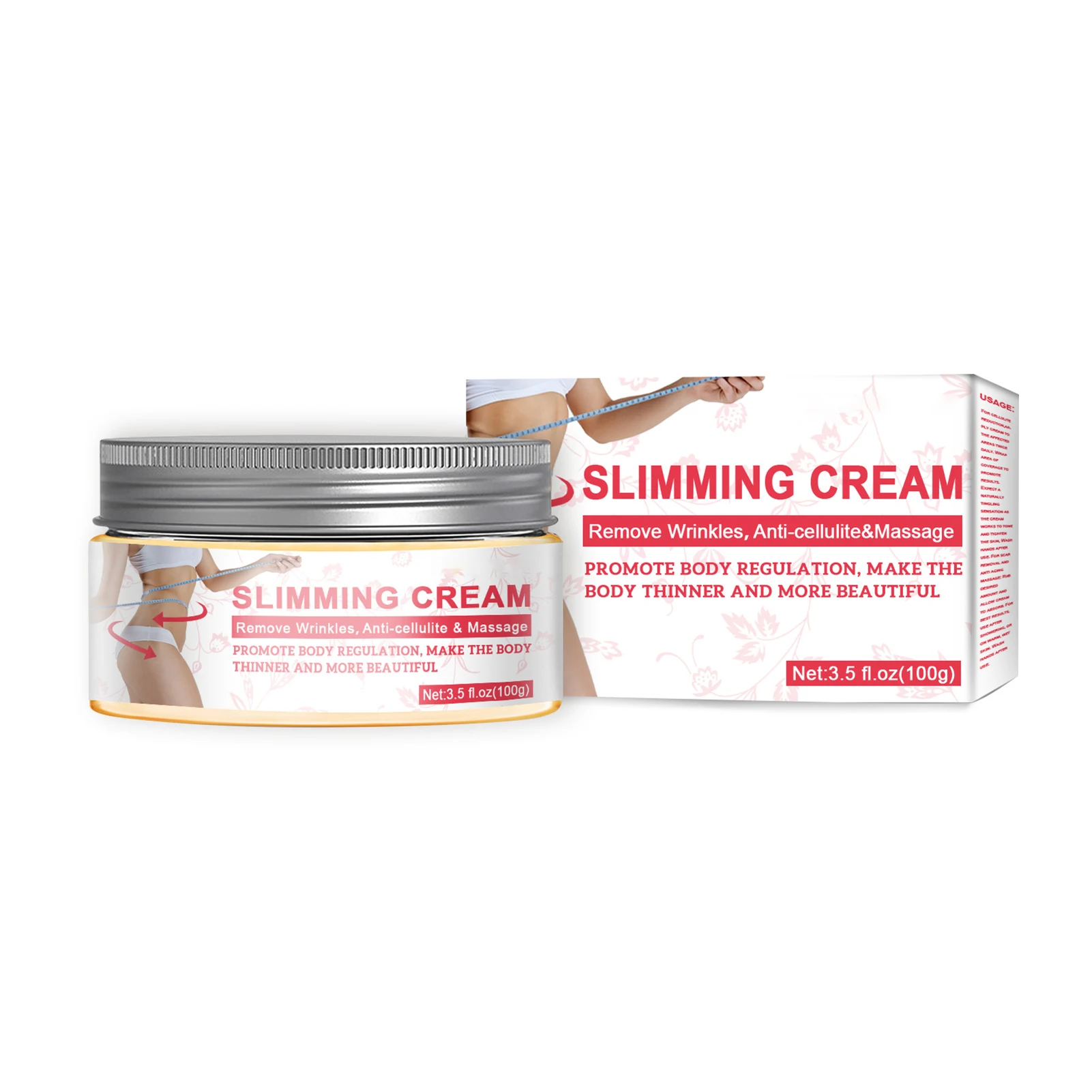 

Body Slimming & Firming Cream Body Shaping Anti Cellulite Fat Burners Skin Moisturizer for Beautiful & Youthful Skin EK-New