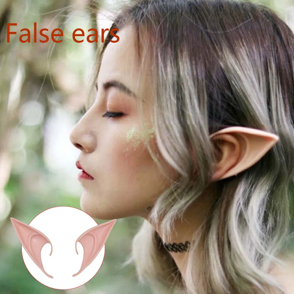 2 цвета искусственные протезированные уши Elf Ears для взрослых и детей реквизит