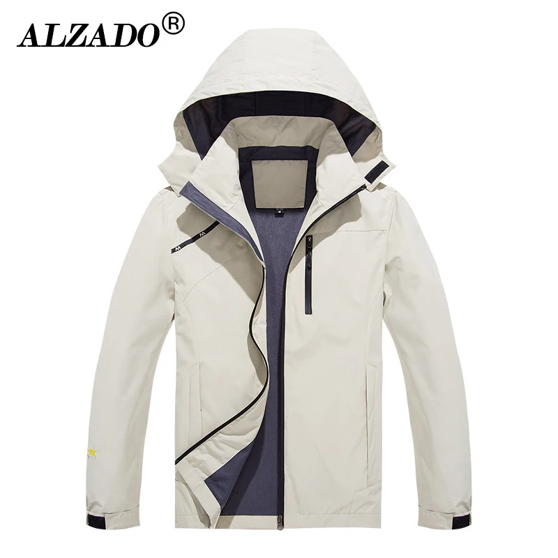 

ALZADO Brand Outdoor Jackets for Men Women Couples Ski Mountaineering Clothes Keep Warm Windproof Waterproof Hooded Outwear Coat