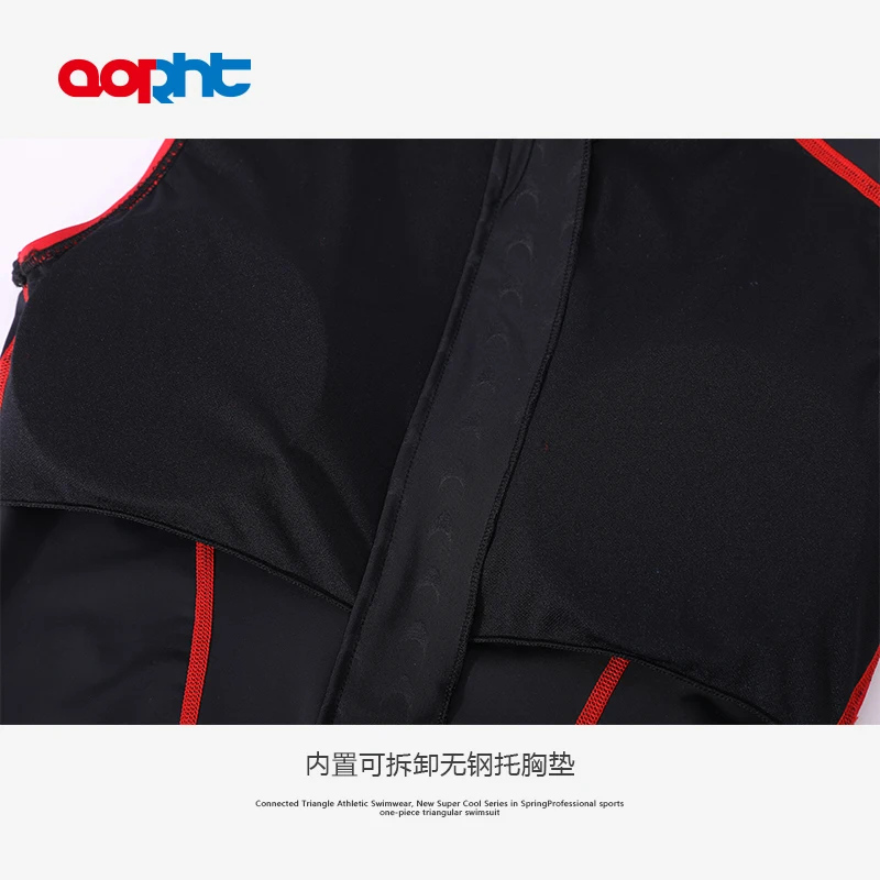 Girl's One Piece Competition Italy Fabric Racing Training Swimwear Lady Spandex Waterproof BodyBuilding Surfing Bathing Swimsuit