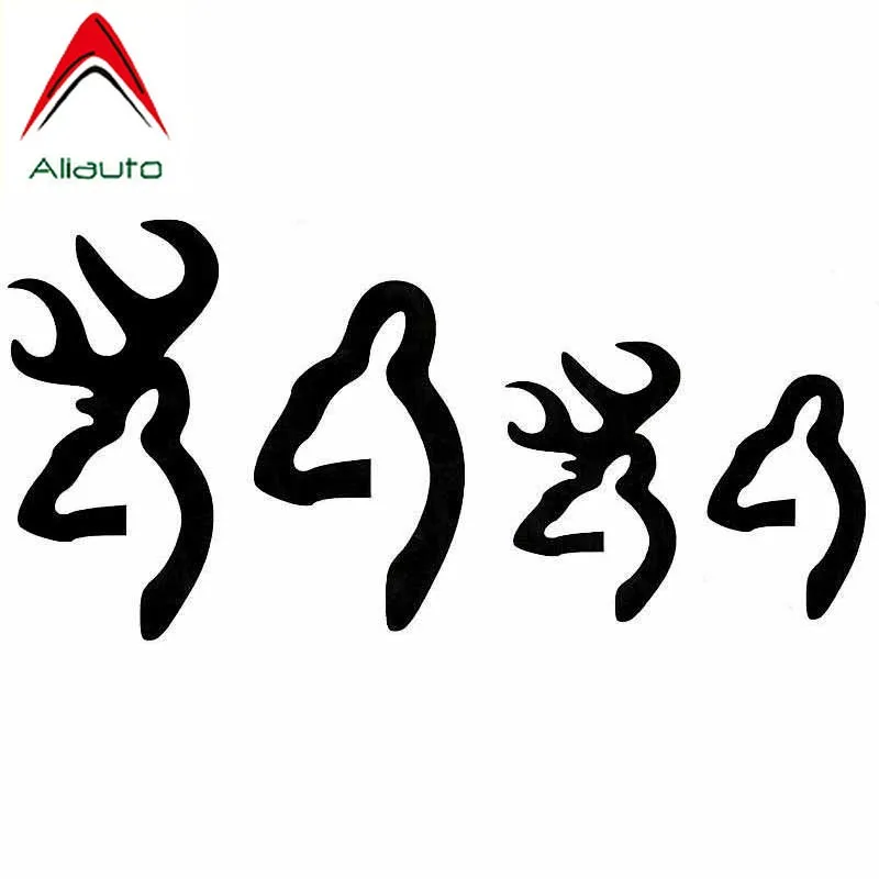 Креативная мотоциклетная Автомобильная наклейка Aliauto фигурка семьи Браунинга