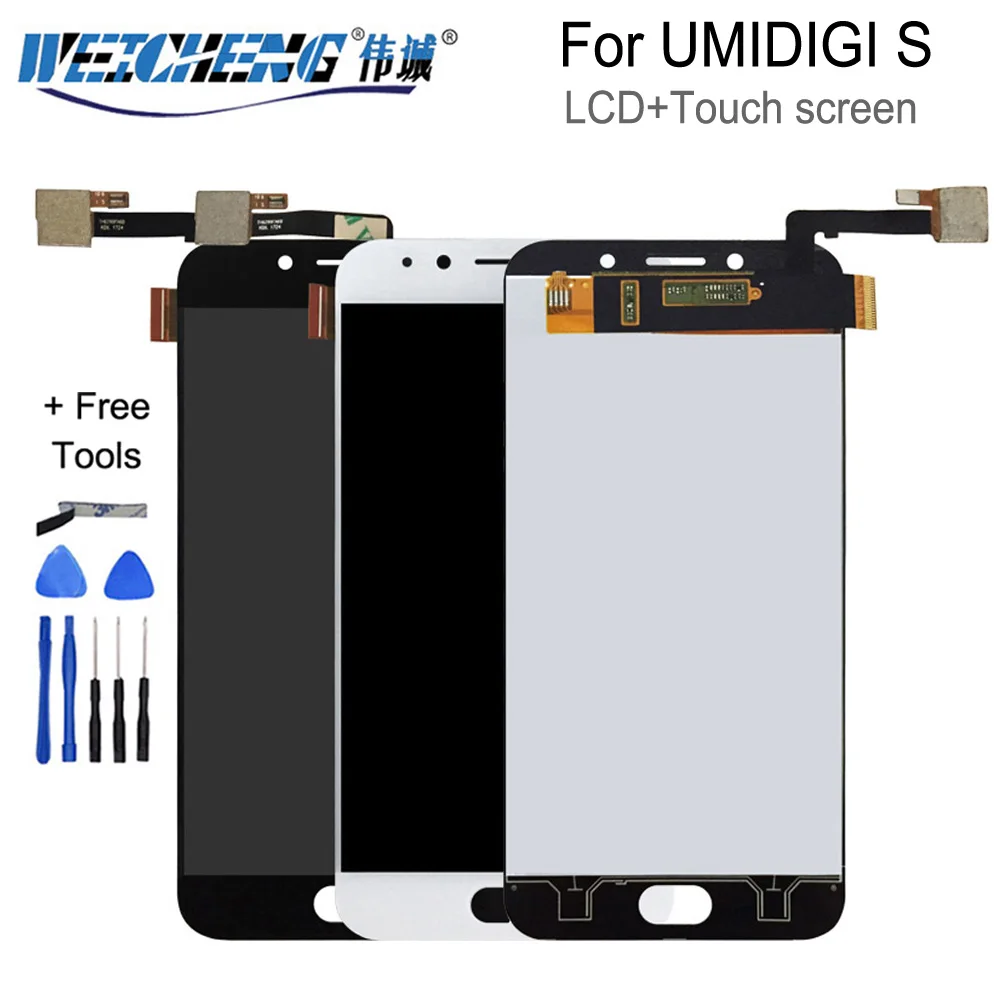 ЖК-дисплей для UMIDIGI S с сенсорным экраном дигитайзер 100% протестирован сменный