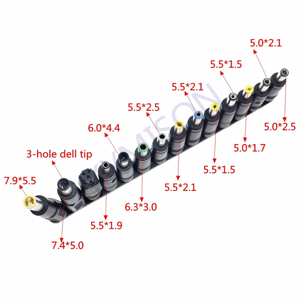 56 шт. Универсальный адаптер питания для ноутбука переменного и постоянного тока