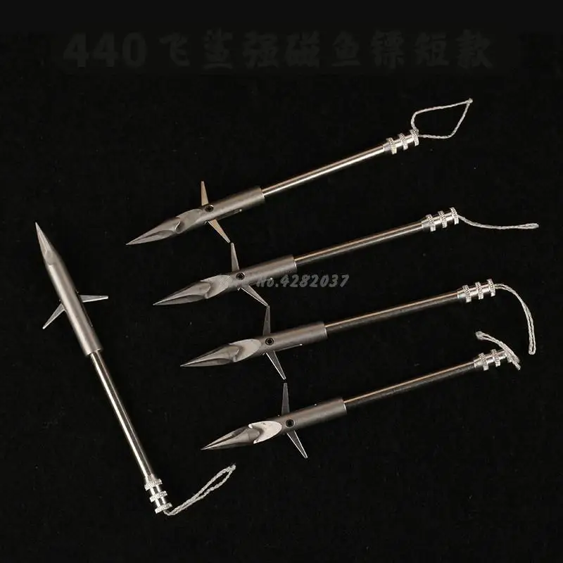 

30pcs/lot Fishing Broadhead Arrow Flying Shark Stainless Steel Catapult Slingshot Bow Hunting Fish Dart