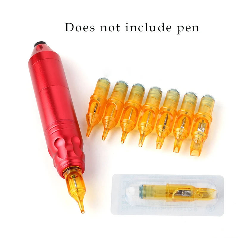 Одноразовый картридж для татуировки RS 10 шт. иглы полуперманентные иголки бровей