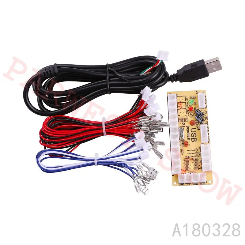 Джойстик аркадная игра контроллер USB джойстик Набор для MAME для Raspberry Pi Джойстик Аркада для аркадной игры машина Нулевая задержка