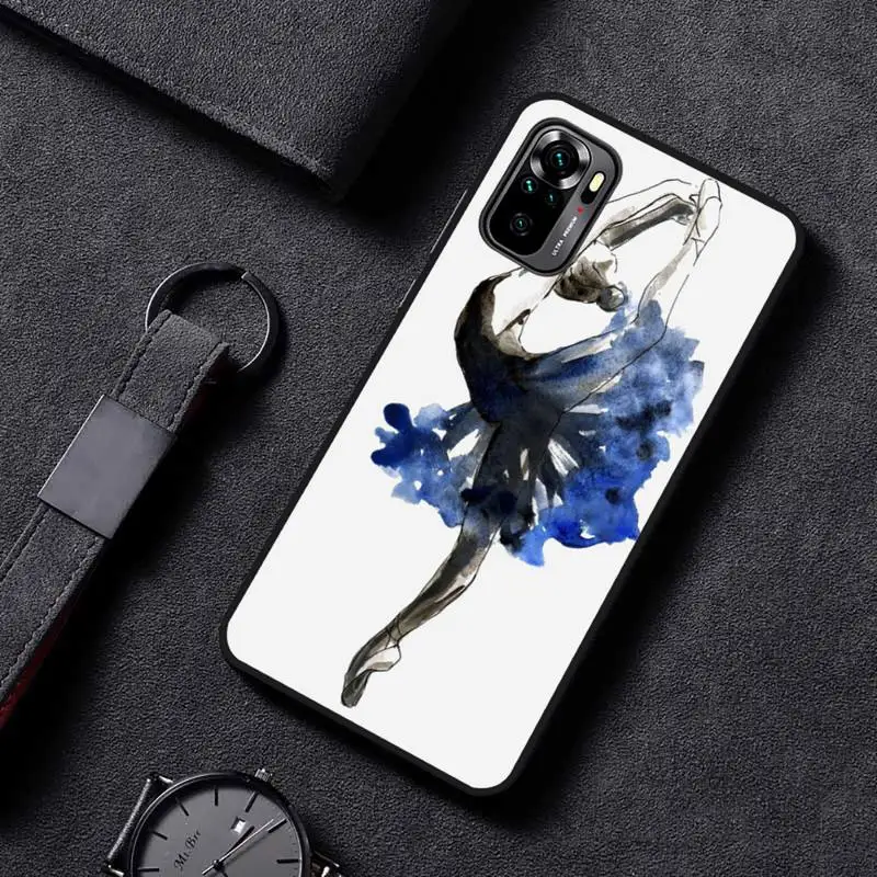 

Ballet Dance Girl Ballerina ballet Phone Case For Xiaomi redmi mi note 9 9a 8 8a 10 9 9s 8 8t 7 9t 10 pro max cover