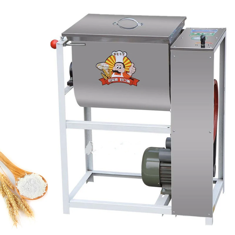 

25KG Vertical Stainless Steel Automatic Dough Mixer Commercial Multifunctional Noodle Kneading Dumpling Machine Chef Supplies