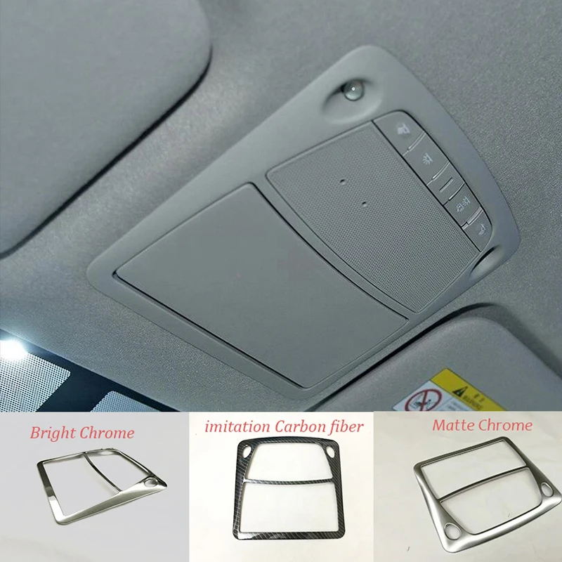 

High Quality ABS Chrome Car front reading Lampshade panel Cover trim for Nissan Navara 2017 Car Styling Auto Accessories