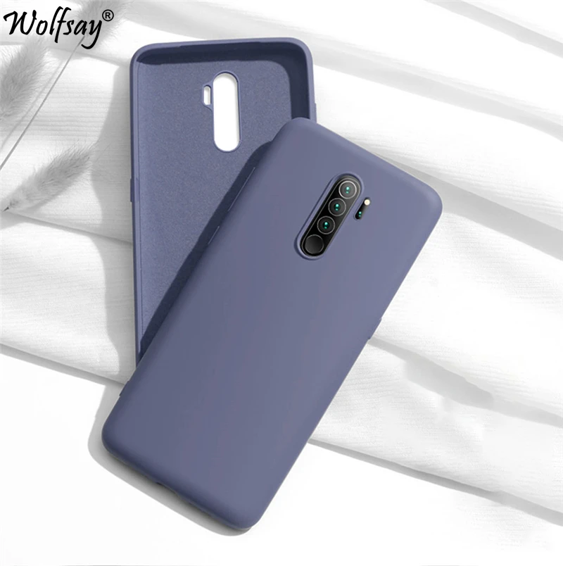 Чехол из ТПУ для Xiaomi Redmi Note 8 чехол Pro углеродного волокна однотонный Жидкий