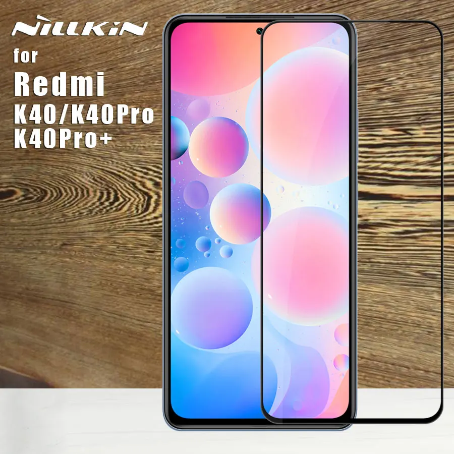 

Nillkin for Xiaomi Redmi K40 Glass Tempered Glass CP Plus Full Cover 2.5D 9H Pro Plus Screen Protector for Redmi K40 Pro Plus