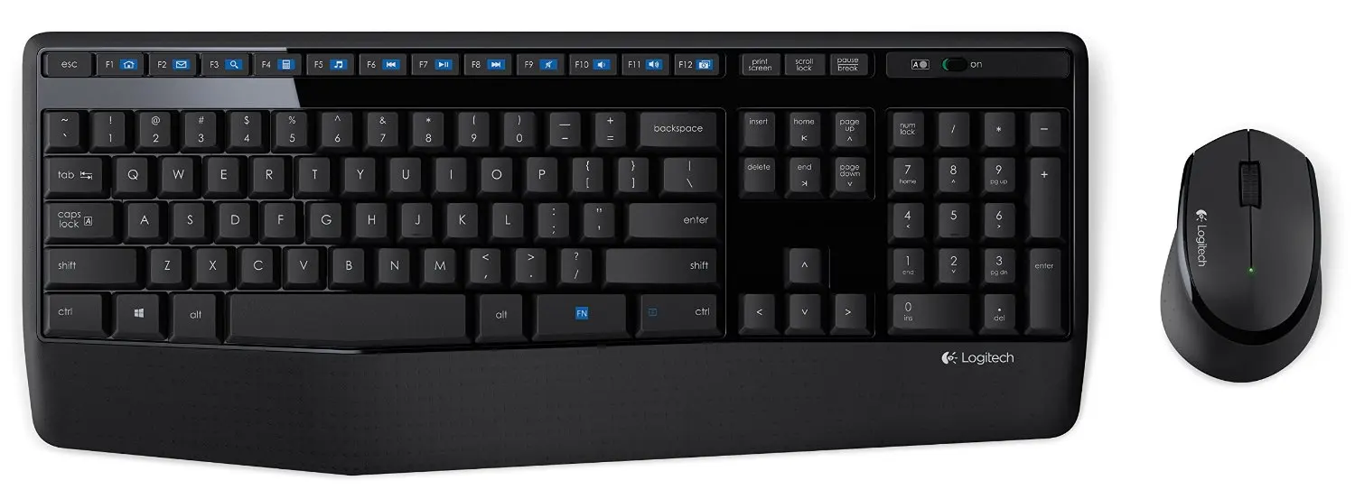 Logitech MK345 WisFox полноразмерная беспроводная мышь и клавиатура 2 4 ГГц USB