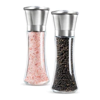 stainless steel salt and pepper grinder mill adjustable spice salt and pepper mill kitchen cooking tools