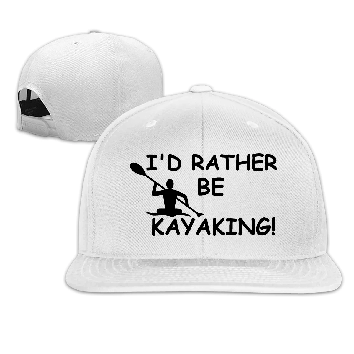 

I'd Rater Be Kayaking mans women's Fashionable breathable Trucker Hat