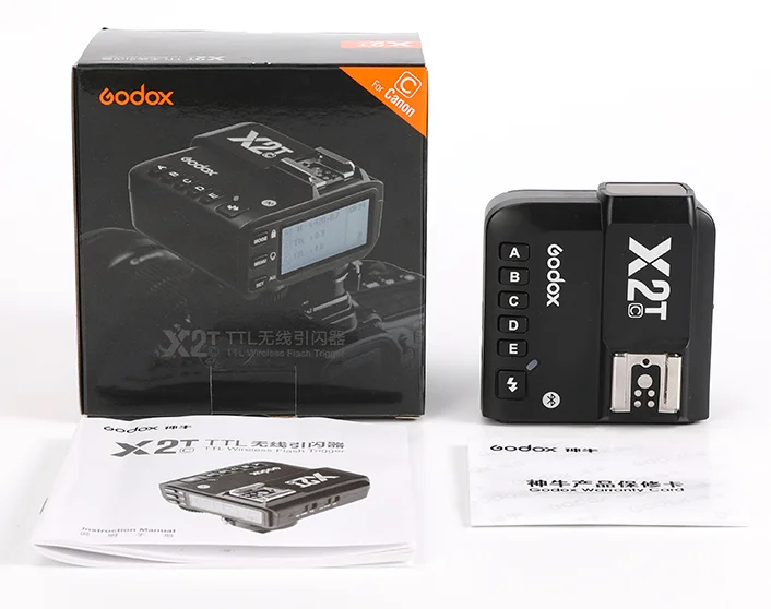 Godox X2 T триггер для вспышки с Беспроводной передатчик TTL 1/8000s HSS Сверло цифровой