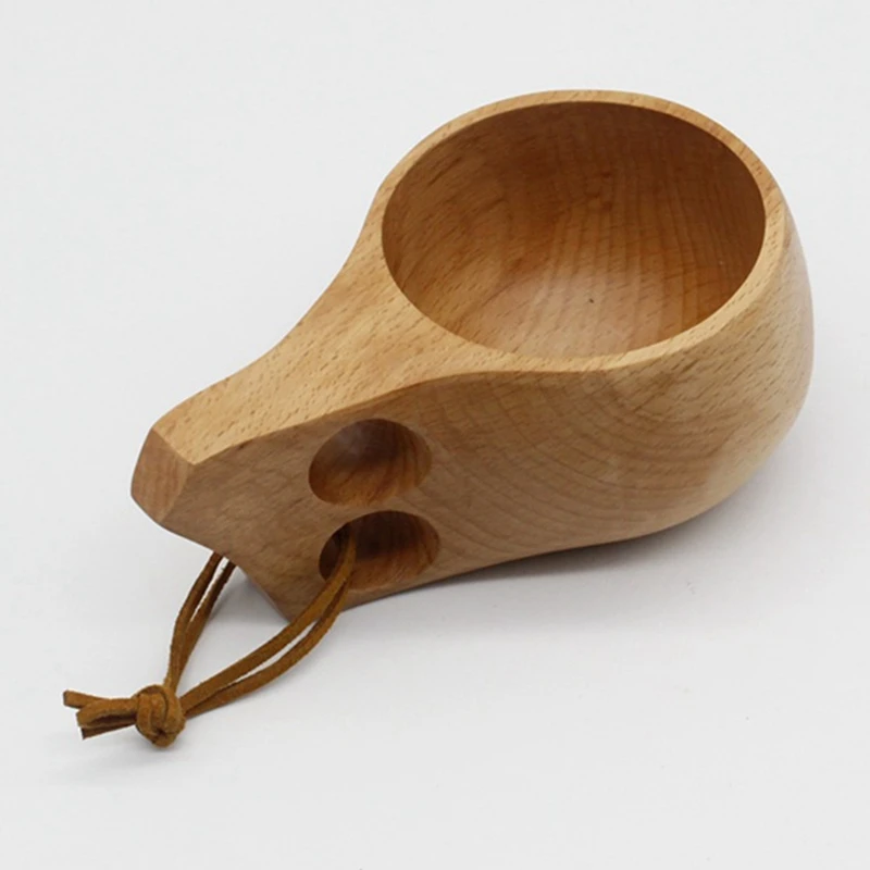 Портативная деревянная кружка ручной работы с молоком кофе пивом для питья