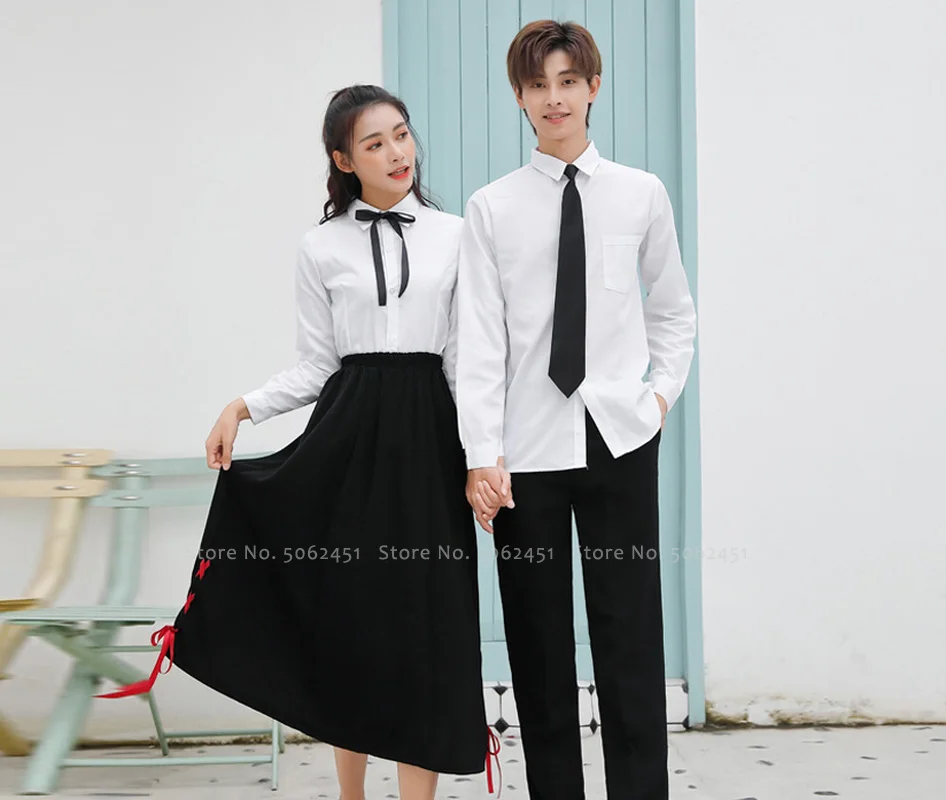 Комплект школьной униформы для пар Корейская школьная форма в японском стиле