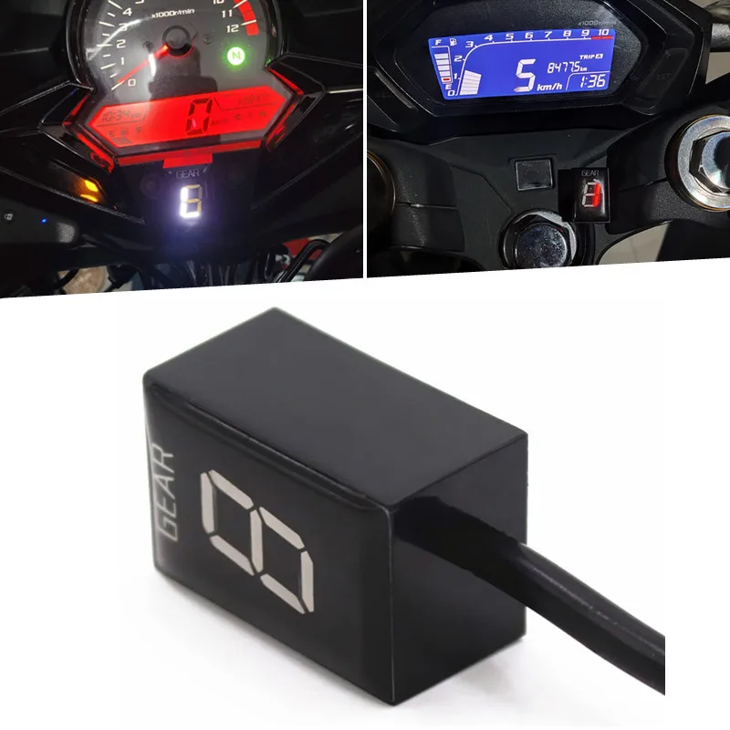 

Светодиодный индикатор передачи для мотоцикла Honda CB600 CB900 CBF600 CBF1000, синий, красный, зеленый, 1-6 скоростей, световой индикатор cb600/900 cbf600/1000