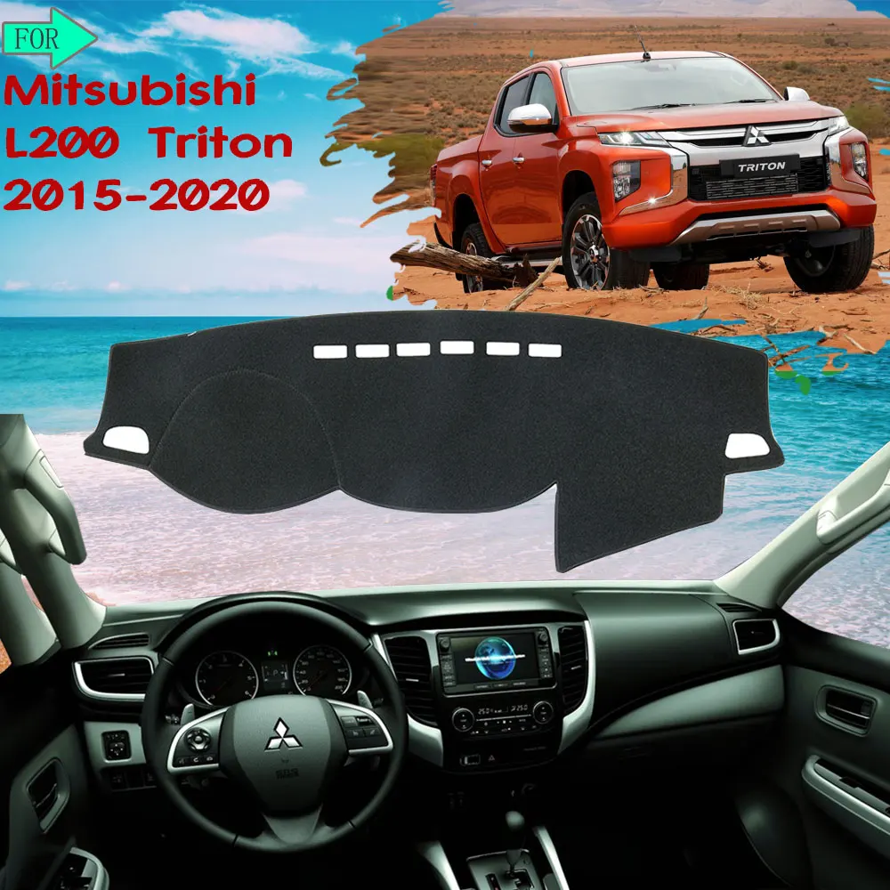 

Dashboard Cover Sunshade Mat Auto Avoid Light Carpet for Mitsubishi L200 Triton Strada Strakar Barbarian Fiat Fullback RAM 2015
