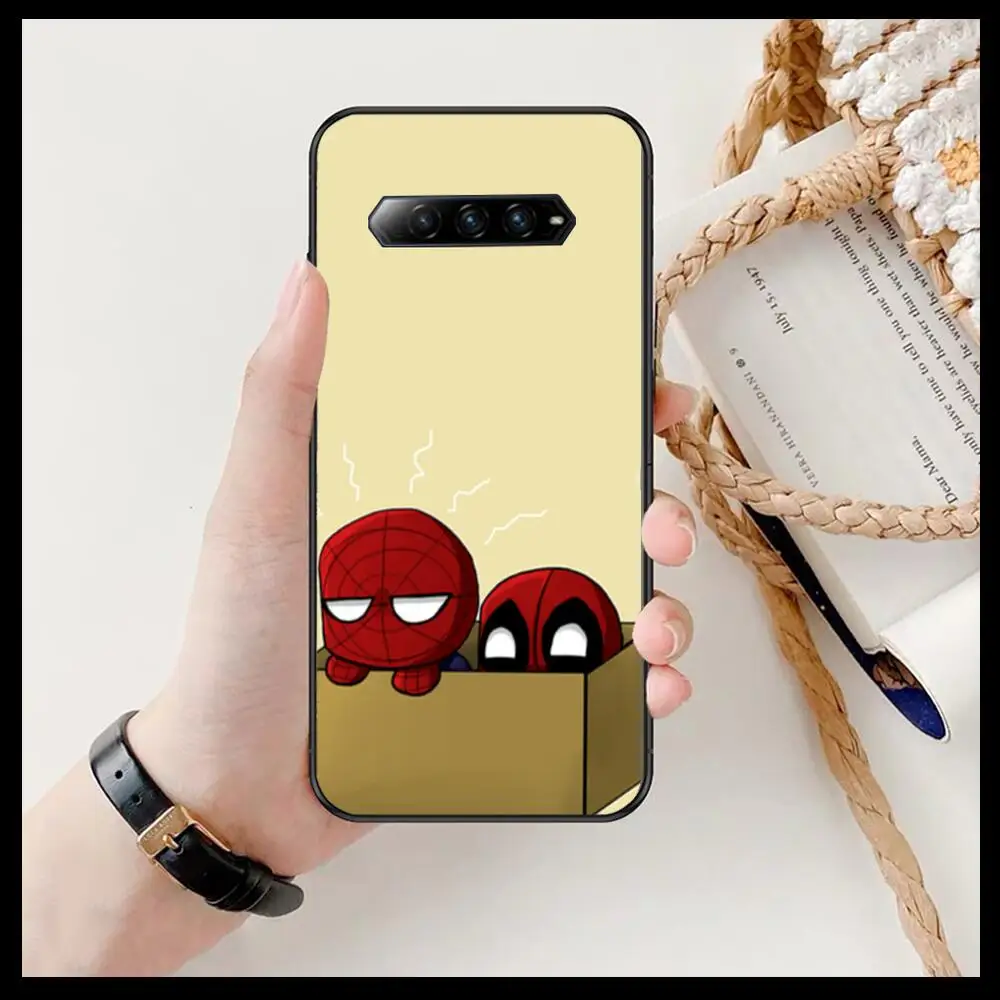 Мягкий ТПУ чехол для телефона Marvel Дэдпул xiaomi redmi Black Shark 4 Pro 2 3 3s чехлы Helo черный