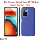 Чехол для внешнего аккумулятора KQJYS, 6800 мАч, для Xiaomi Redmi Note 10 Pro