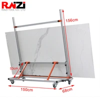 raizi large format tile slab trolley carrying device 140kg load large format ceramic granite marble slate transportation tool