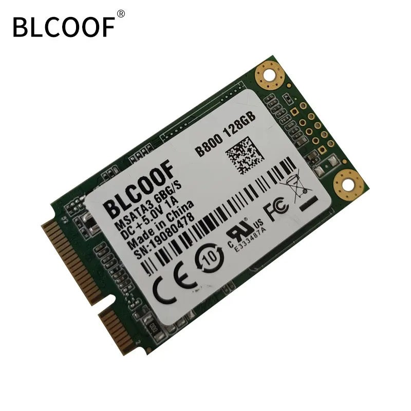 BLCOOF mSATA SSD Hard Drive HD SSD m.2 sata hard disc portable B800 128GB Internal Solid State Disk Drive for Laptop Desktop PC