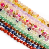 high quality 8 10mm natural stone smooth multicolor irregular shape necklace bracelet jewelry gems loose beads 15 inch wk52