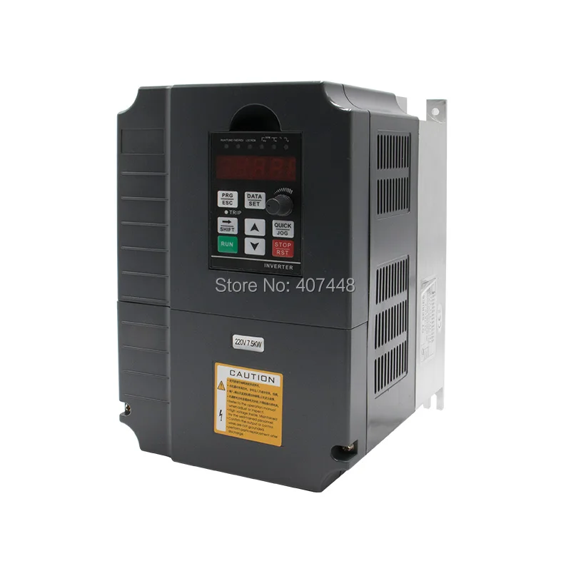 5.5KW/7.5KW однофазный инвертор Выход 3-фазный частотно-регулируемым приводом преобразователь частоты Регулируемый Скорость 220VAC 50 Гц