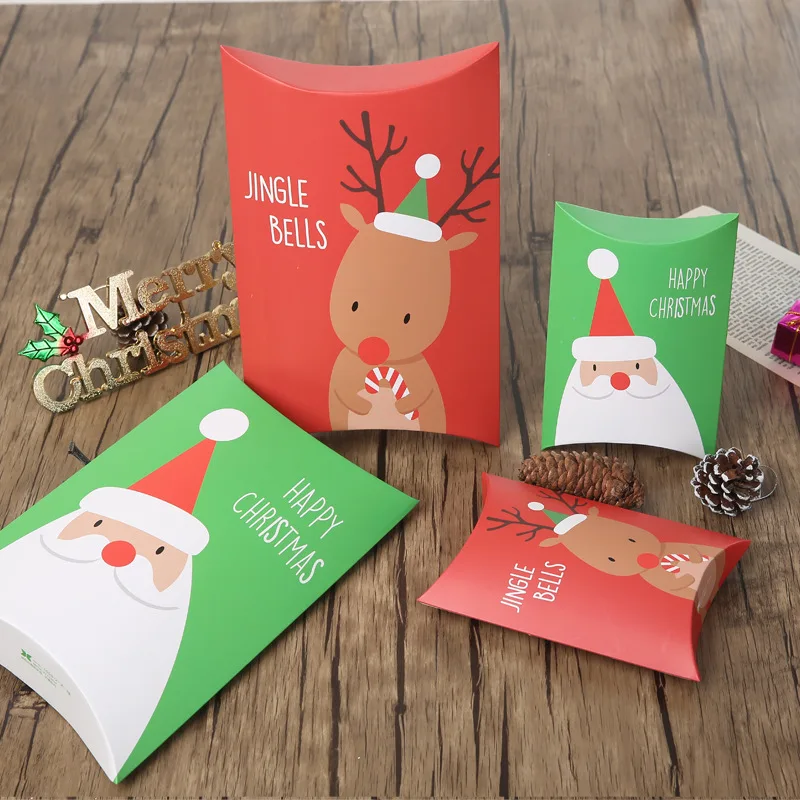 

5 шт./лот рождественские коробки для конфет Свадебные подарки «сделай сам» Подарочная коробка Аксессуары для подарка из крафт-бумаги подарочные коробки