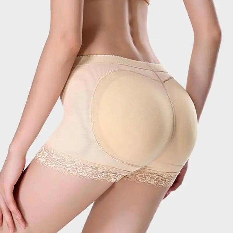 Женские трусы с накладками для ягодиц сексуальные мальчиков искусственные