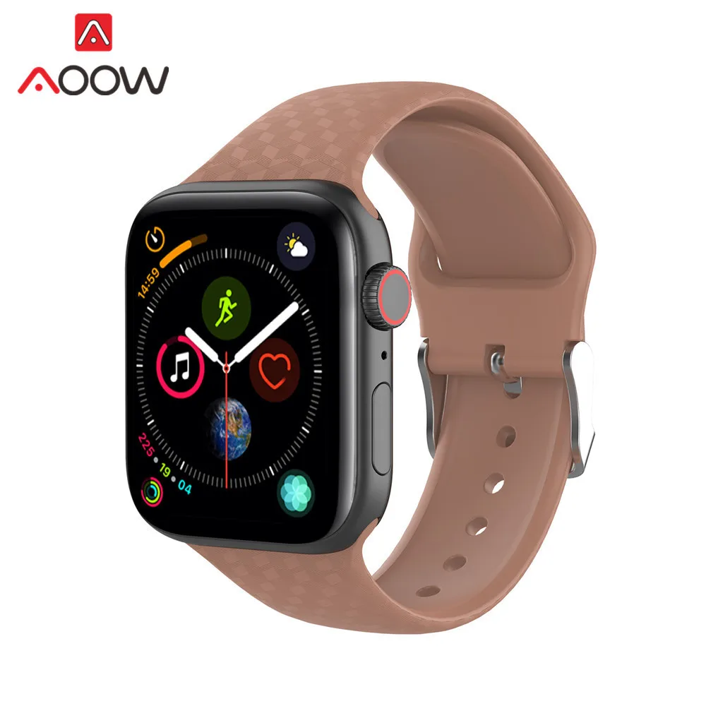 Цветной силиконовый ремешок для часов iWatch Apple Watch 1 2 3 4 40 мм 44 мм 38 мм 42 мм для мужчин и женщин спортивный ремешок для мужчин