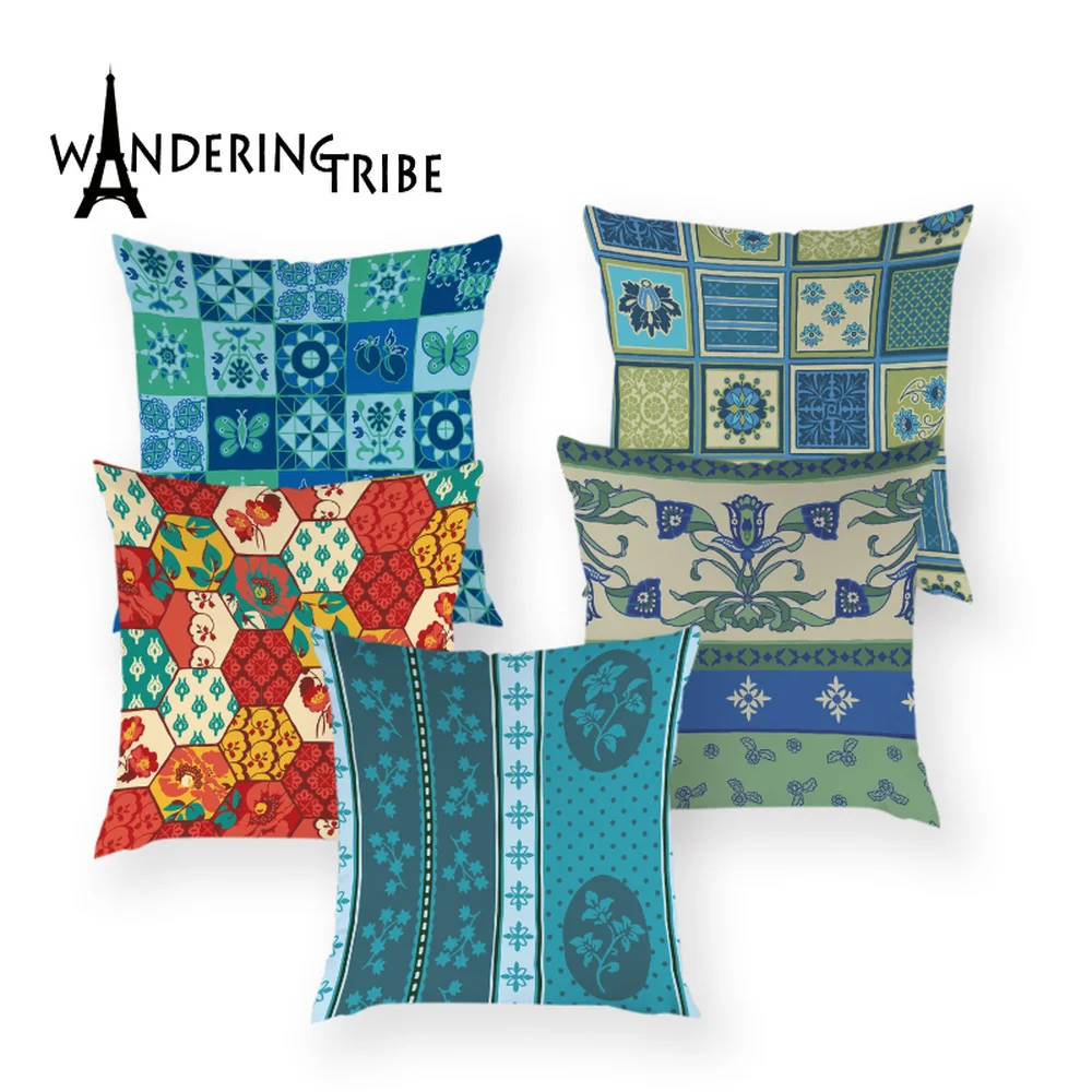 Скандинавские геометрические подушки винтажный марокканский чехол для