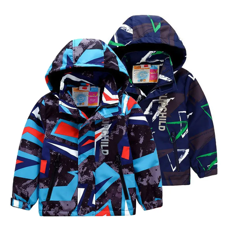 

Outwear Double-deck Polar Fleece Boys Coat Spring Autumn Winter Children Kids Jacket Baby Boys Windproof Waterproof Jackets