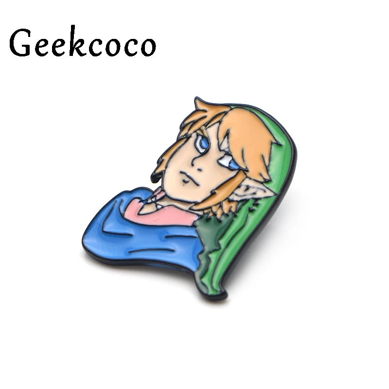 Legend of zelda, эмалированная булавка из металлического сплава цинка, трендовая медаль, эмблема на рюкзак, рубашку, одежду, сумку, броши, Значки для мужчин и женщин J0048