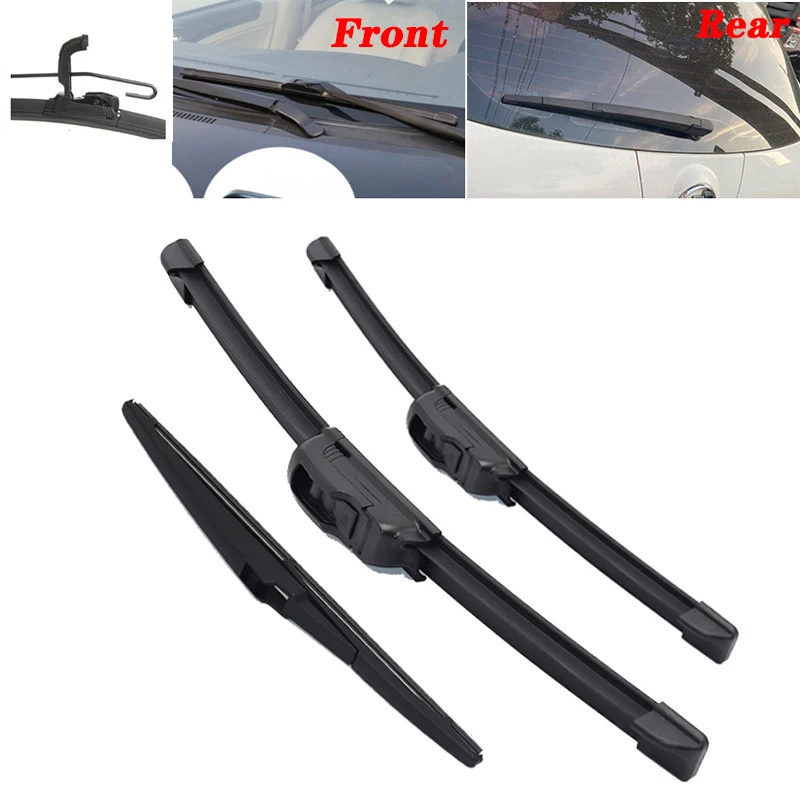 3pcs/set Wiper Front &amp Rear Blades Set For Hyundai Creta IX25 MK1 2014 - 2019 Windshield Windscreen 24&quot+16&quot+11&quot | Автомобили