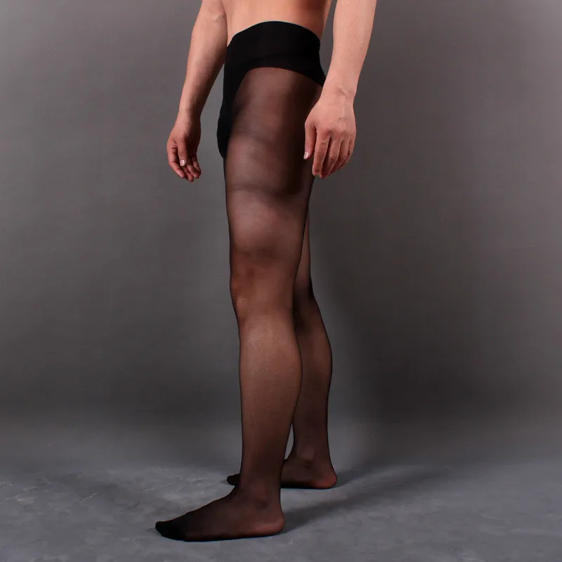 

Men's T File Stockings JJ Cover Sexy Pantyhose Transparent Ultra-thin Tights Adult Sex Product Gay Fetish Pantyhose Dropshipping