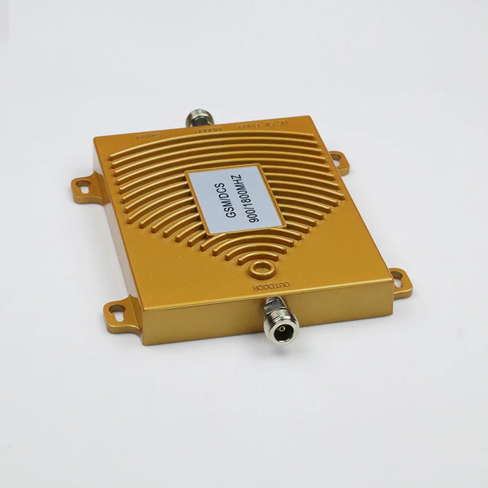 

ZQTMAX GSM Cell Phone Signal Booster 4g Mobile Signal Rpeater LTE Cellular Signal Amplifier 900 1800 Dual Band with Antenna sets