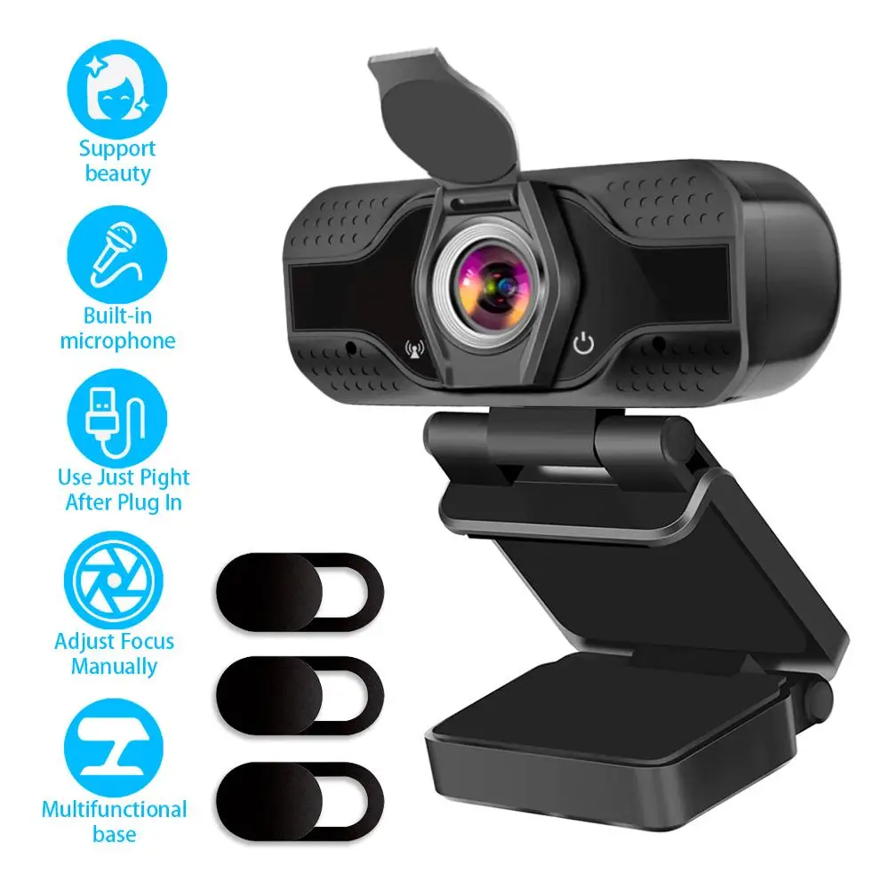 веб камера Full HD 1080P 4K USB вебкамера с микрофоном web camera Эра ПК со встроенным
