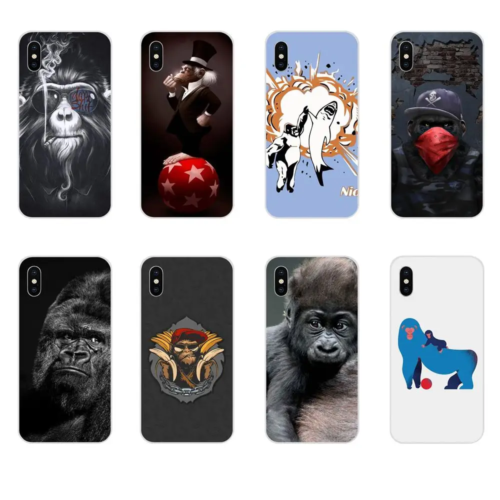 Мягкий хит продаж для Huawei P7 P8 P9 P10 P20 P30 Lite Mini Plus Pro Y9 Prime P Smart Z 2018 2019 черная обезьяна